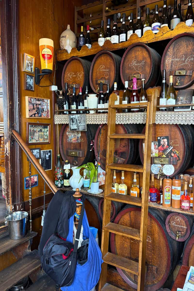 Cafe de Druif Amsterdam barrels inside this Amsterdam brown cafe.