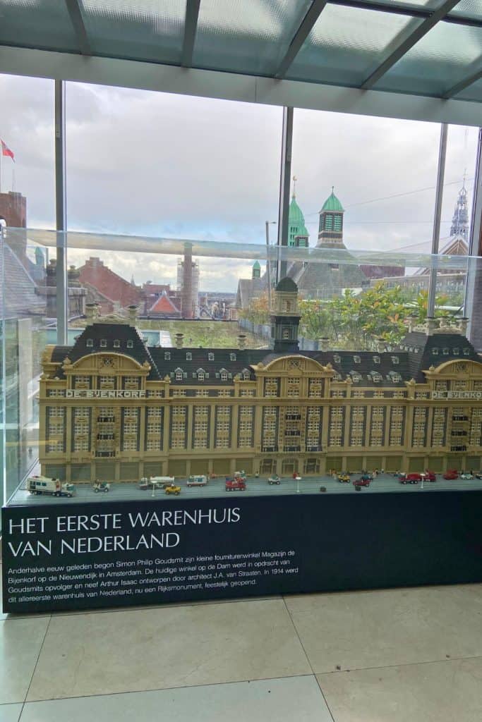 The Bijenkorf Amsterdam at the top floor.