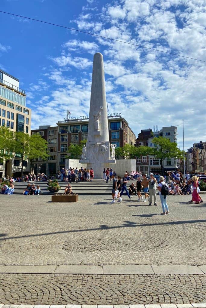 The national monument Dam Square.