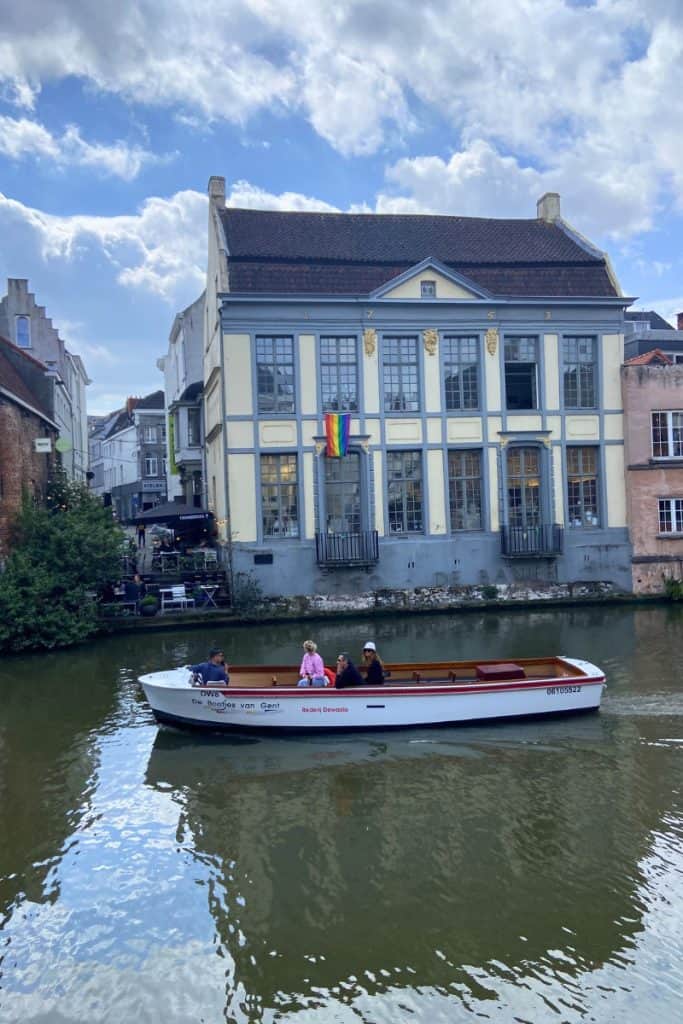 Ghent canal tour.