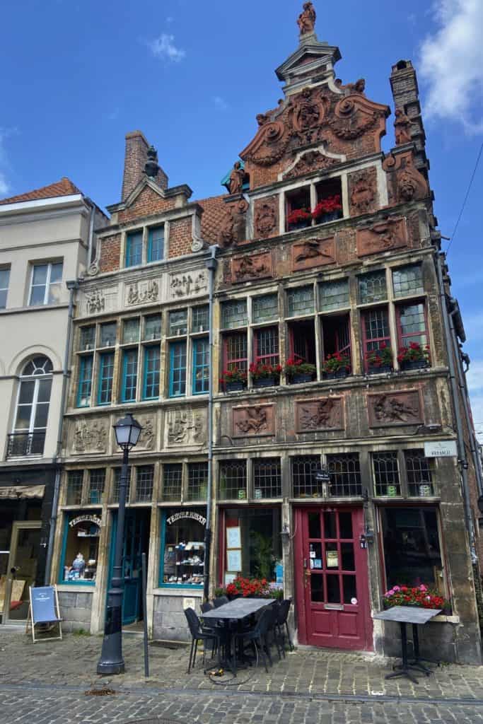 Ghent old town restaurants.