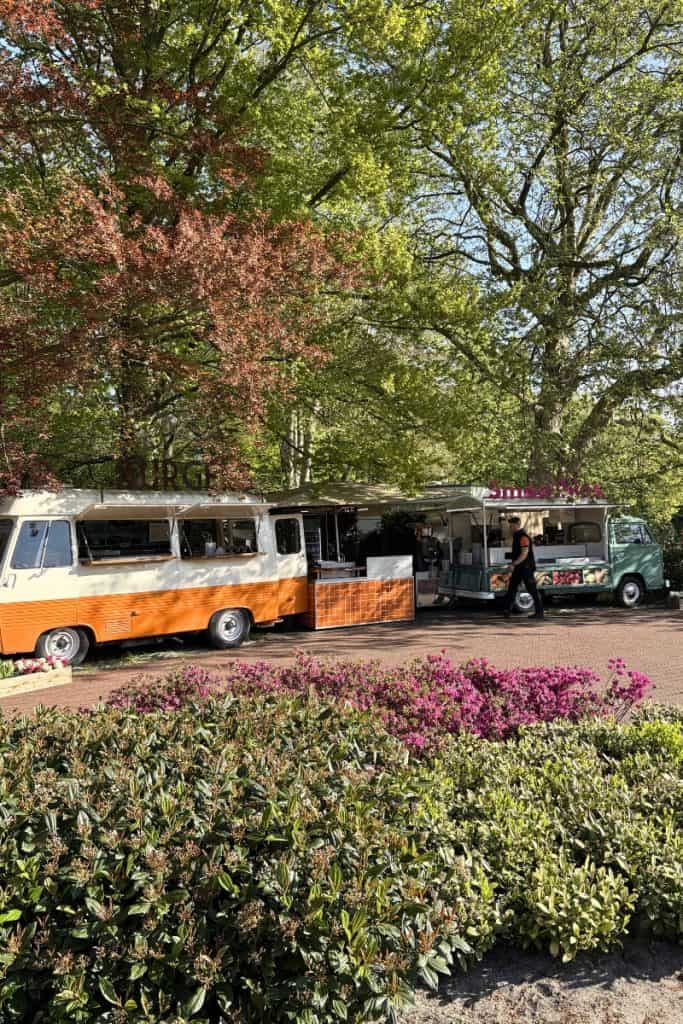 Food trucks at Keuken garden.