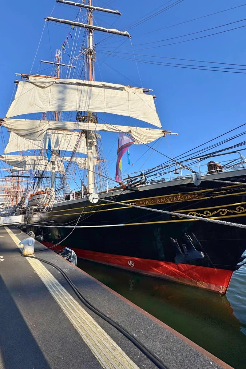 Tall ship Sail Amsterdam 2025: Stad Amsterdam.