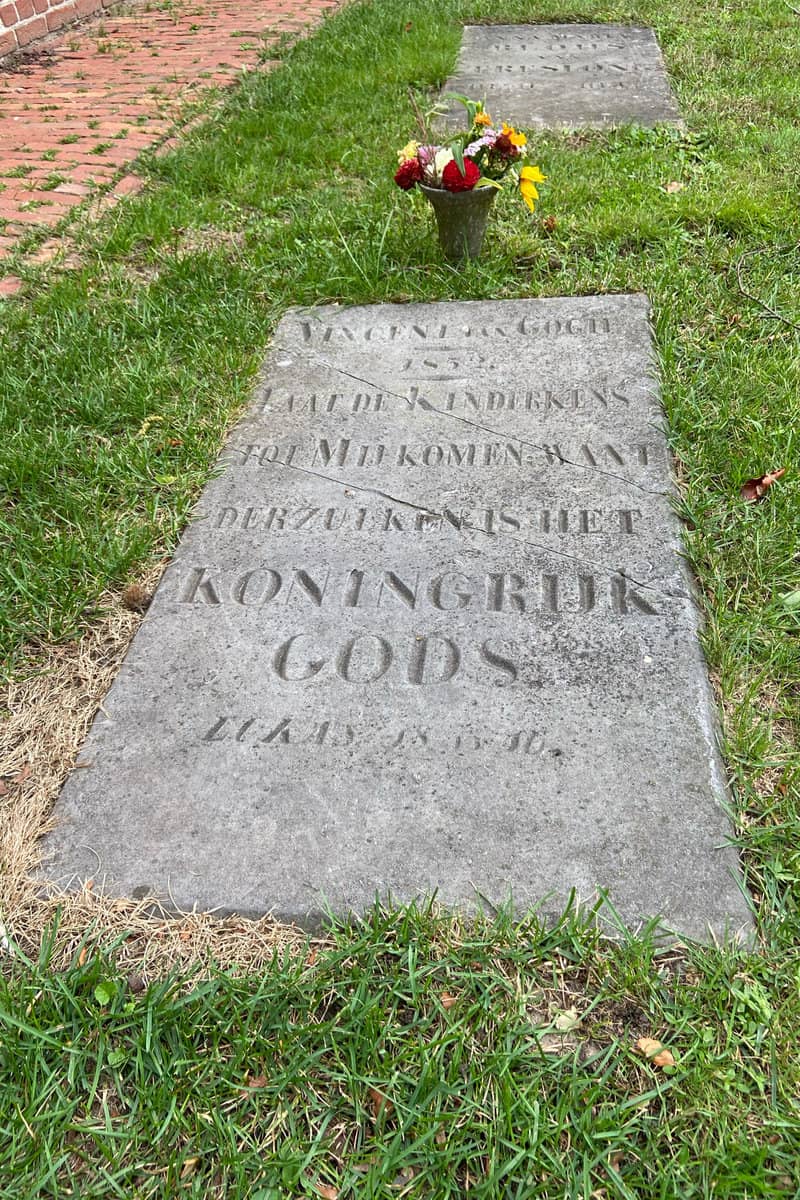 Vincent van Goghs stillborn brother grave Zundert.