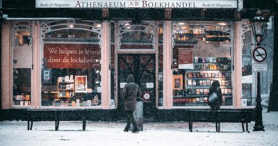 A typical Netherlands winter in Amsterdam.