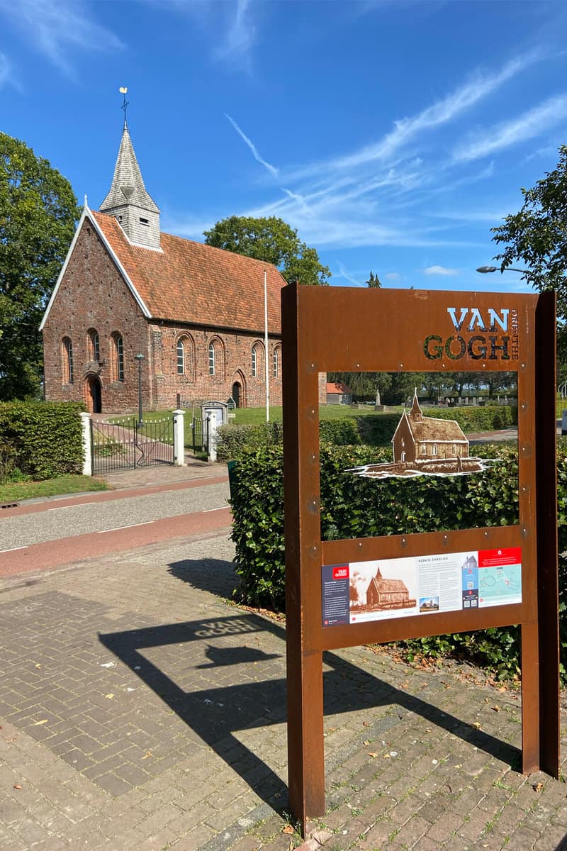 Van Gogh Church at Zweeloo, Drenthe.